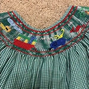 Noah’s Ark Smocked Dress